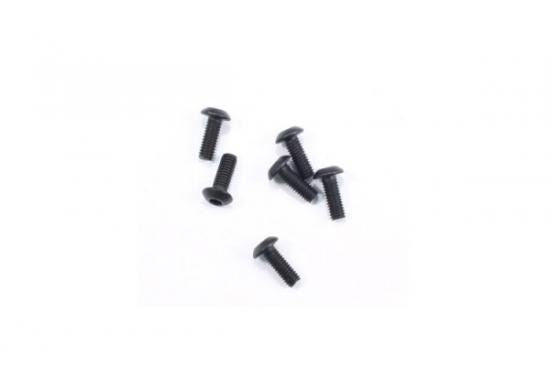 FTX BUTTON HEAD HEX SCREW 6PCSM3*8