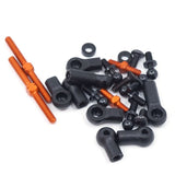 Yeah Racing Aluminum Big Angle Steering for Sprint2 RWD Drift SPT2-S04 Orange