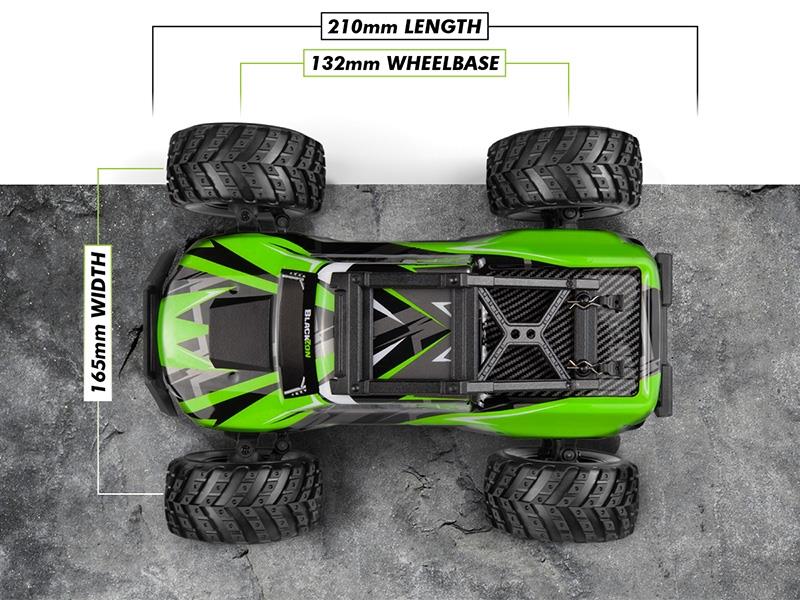 BlackZon Spryte MT 1/20 4WD Electric Monster Truck - Green