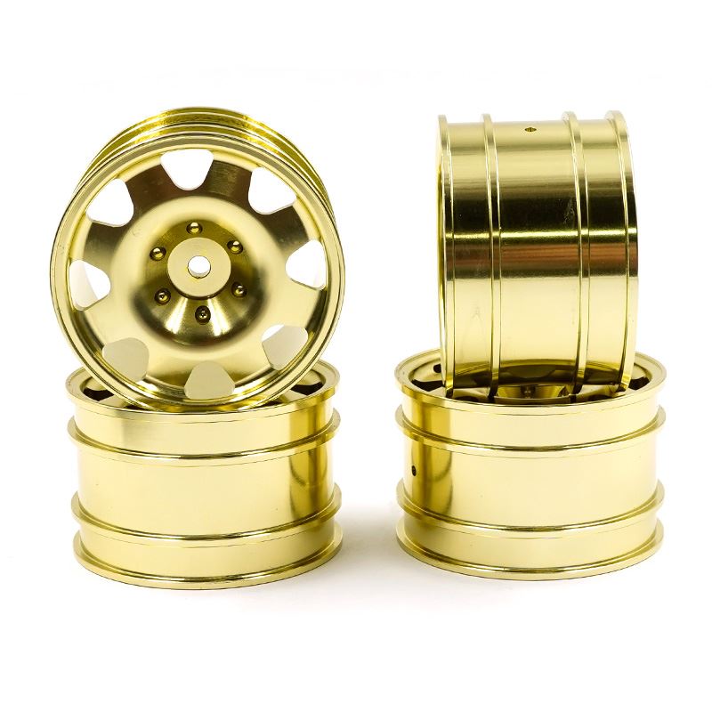 Yeah Racing Aluminum Cnc 8 Spoke Rim Set For Kyosho Optima / Optima Mid / Javelin / Optima Pro