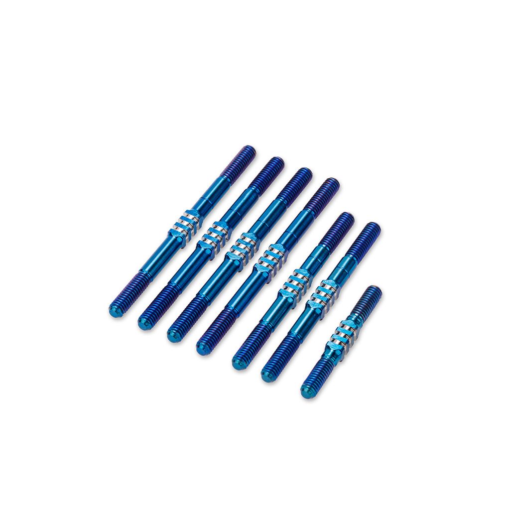 Cat Pb Fin Titanium Turnbuckle Set, 7Pc. - Blue