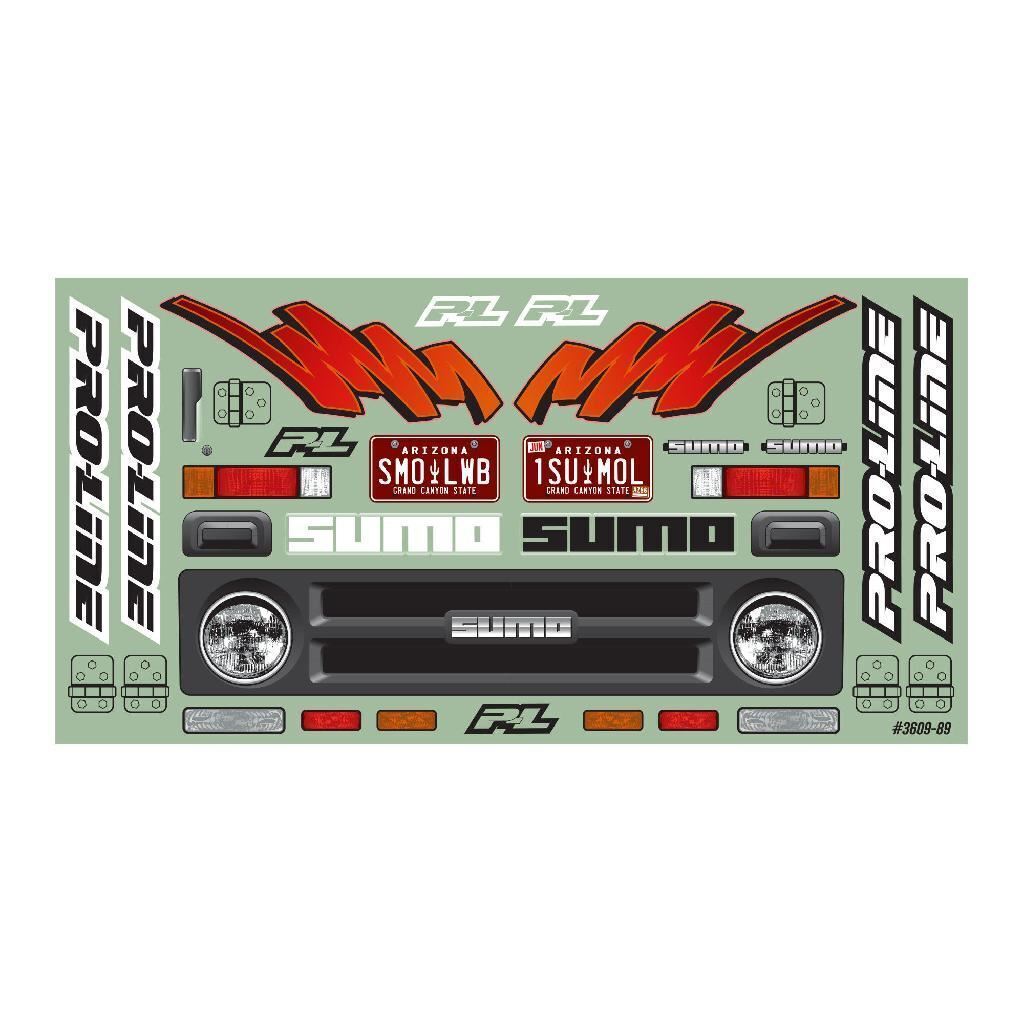 Proline 1/10 Sumo L Clear Body 12.3In (313mm) Wheelbase Crawlers