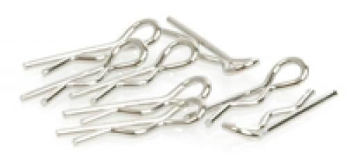 Schumacher Small Body Clip 1/10 - Silver (8)