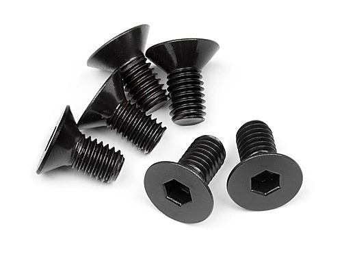 HPI Flat Head Screw M6X12mm (Hex Socket/6Pcs)