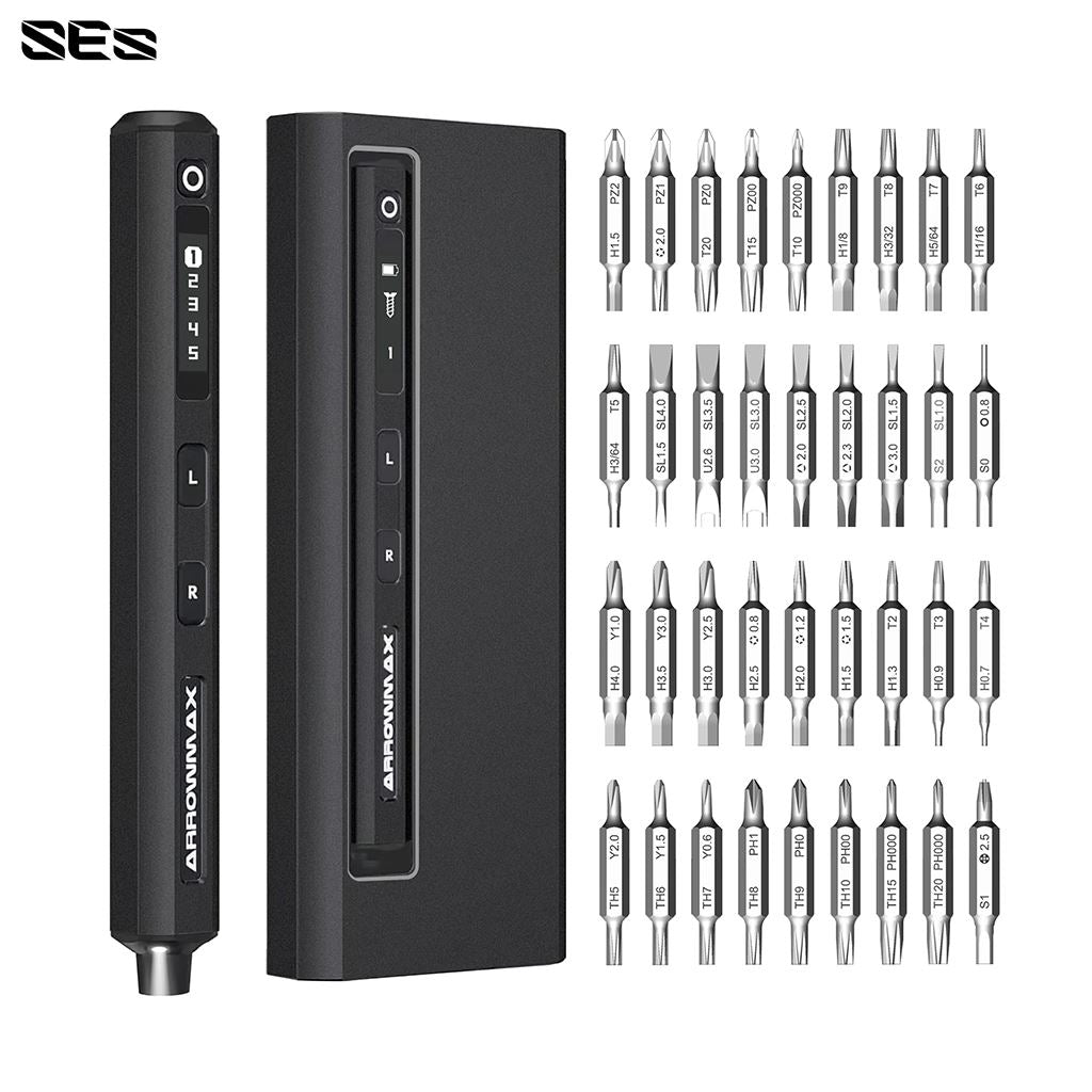 Ses Electric Screwdriver 72 in 1 - Black Case