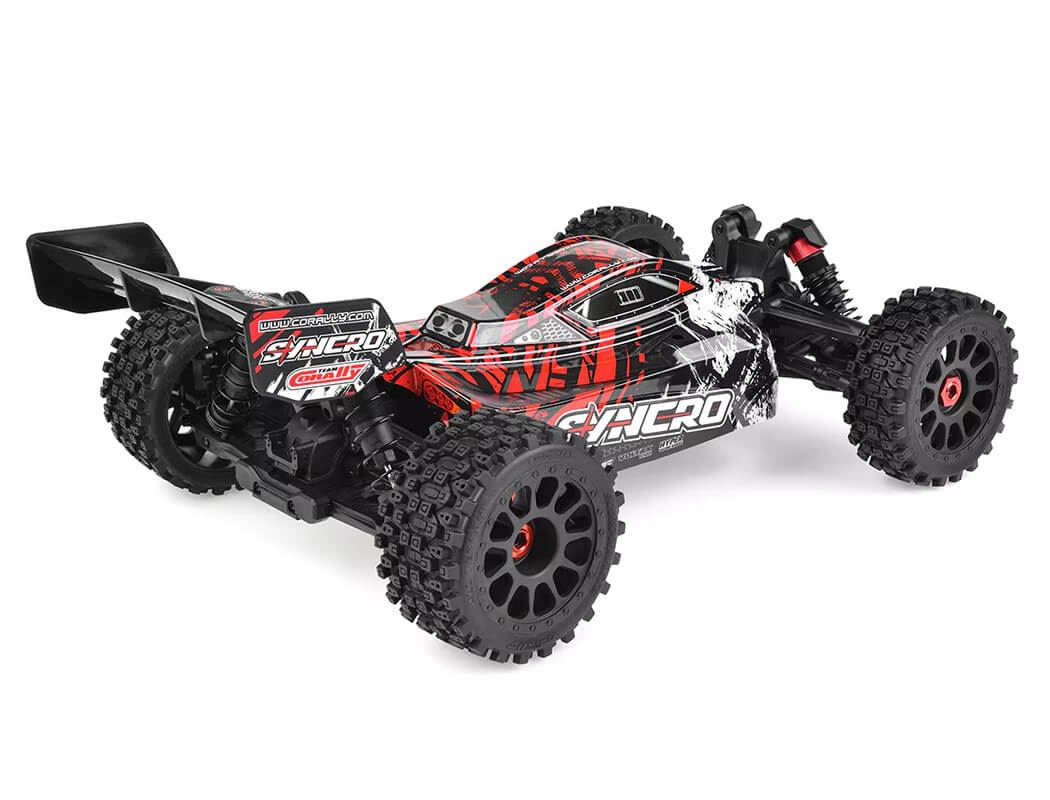 Corally Syncro-2 1/8 Brushless 3-4S Basher Buggy Rtr - Red