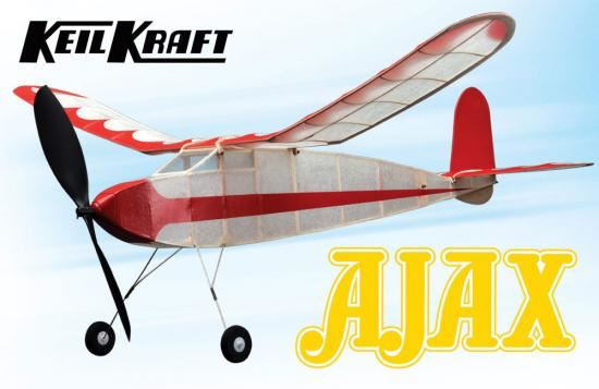 Keil Kraft Ajax Kit - 30" Free-Flight Rubber Duration (A-KK2010)