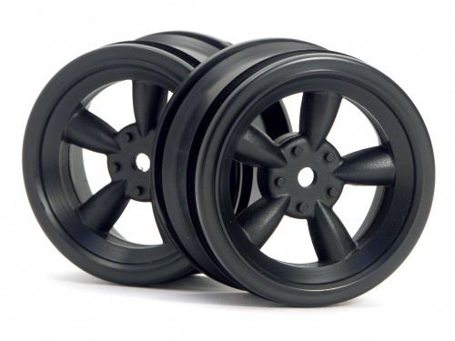 HPI Vintage 5 Spoke Wheel 26mm Black (0mm Offset)