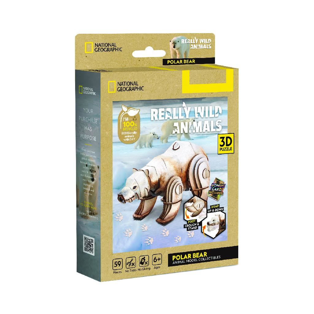 Cubicfun Polar Bear (59 Pieces)