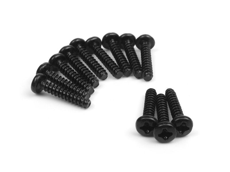 Pan Head Self Tapping Screws 3X15Mm (12Pcs)