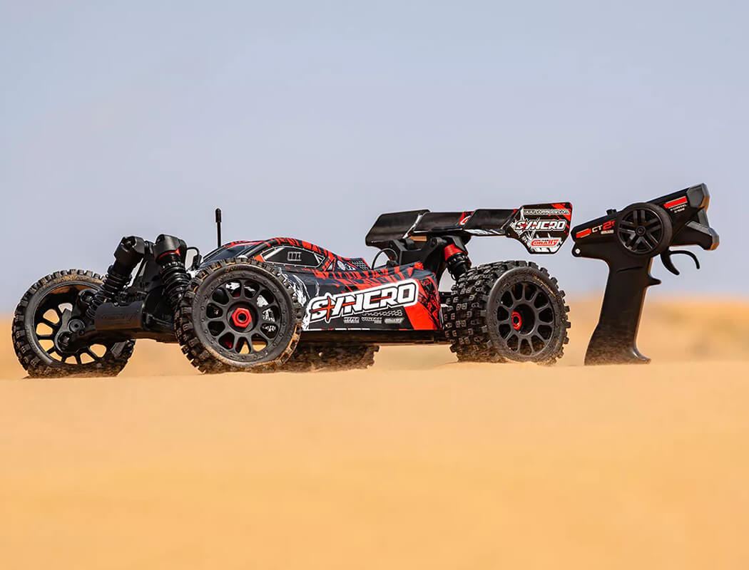 Corally Syncro-2 1/8 Brushless 3-4S Basher Buggy Rtr - Red