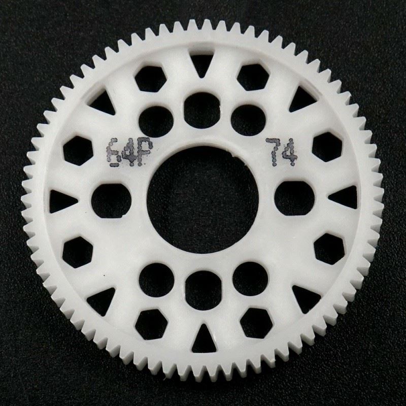 Yeah Racing Competition Delrin Spur Gear 64P 74T For 1/10 On Road Touring Drift