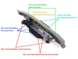 RC4WD GUARDIAN STEEL FRONT BUMPER FOR MST 4WD OFF-ROAD CAR KIT W/ J4 JIMNY BODY