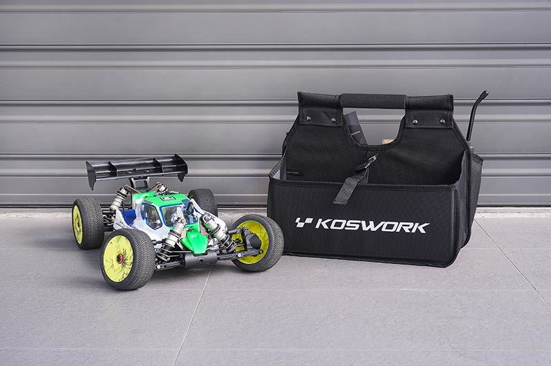 Koswork 1:8 Nitro Buggy Truggy Pit Caddy Bag (410X280X330Mm)