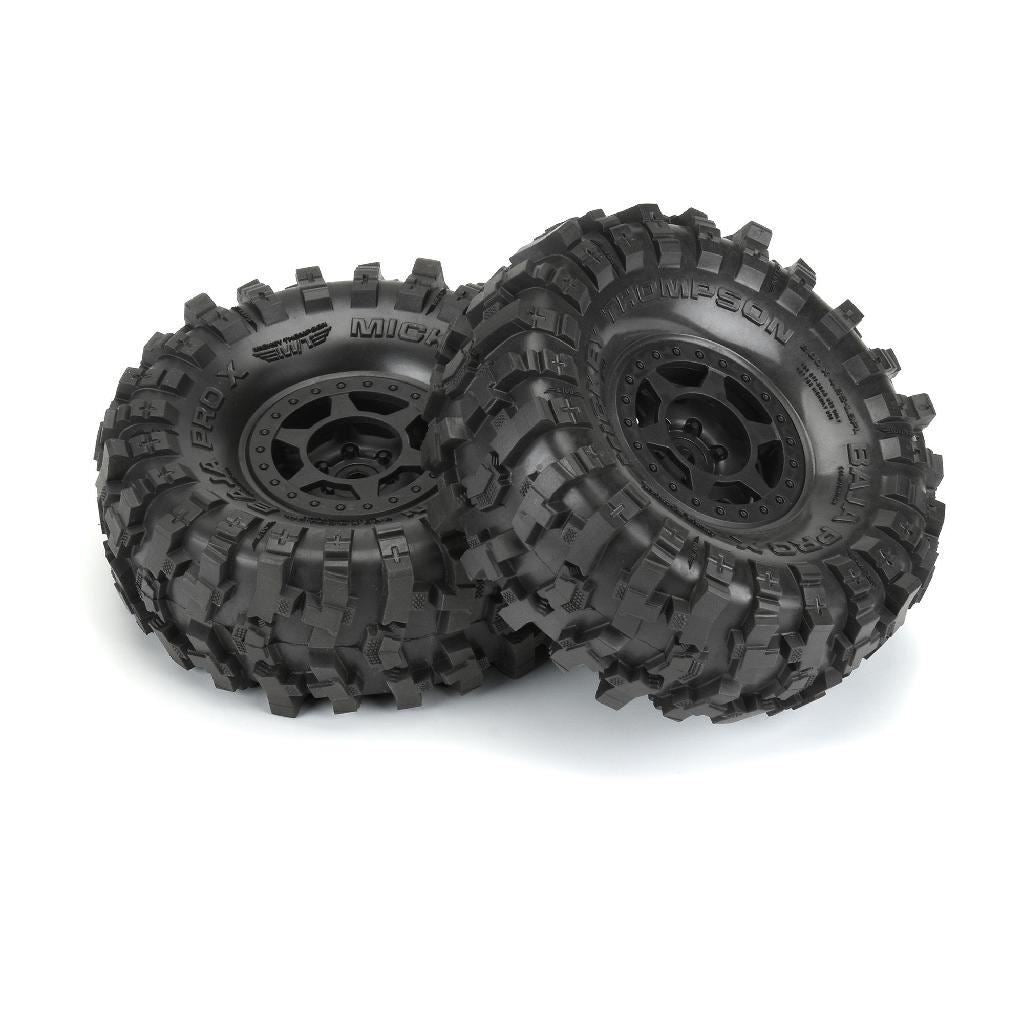 Proline 1/10 Mickey Thompson Baja Pro X G8 F/R 1.9In Mtd 12mm Blk Hol