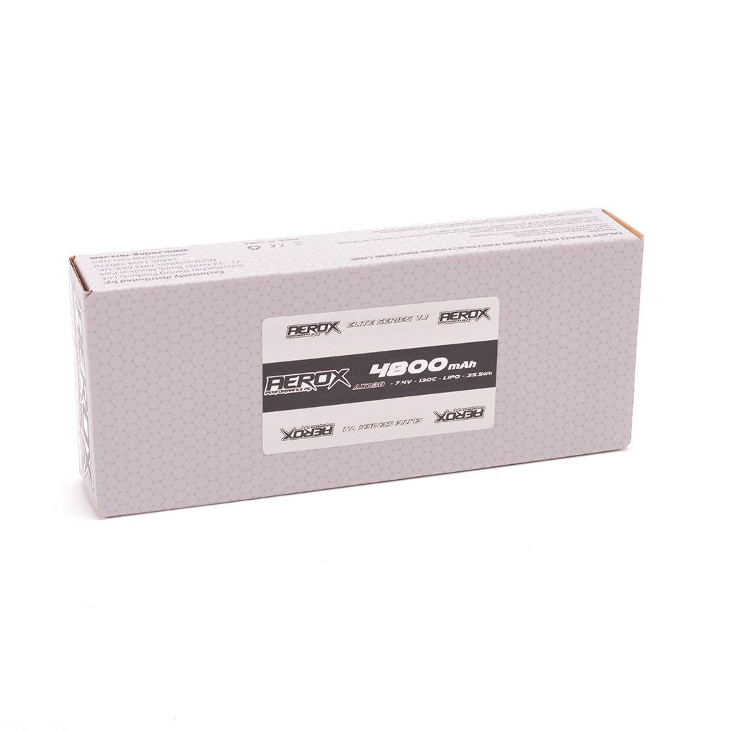 AEROX ELITE LiPo 4800mAh Shorty 7.4v 130C 20mm