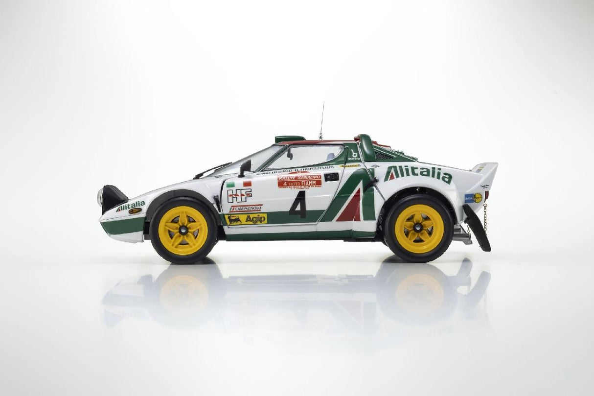 Kyosho 1:18 Lancia Stratos Hf B.Waldegard Winner San Remo 1976 Nr.4