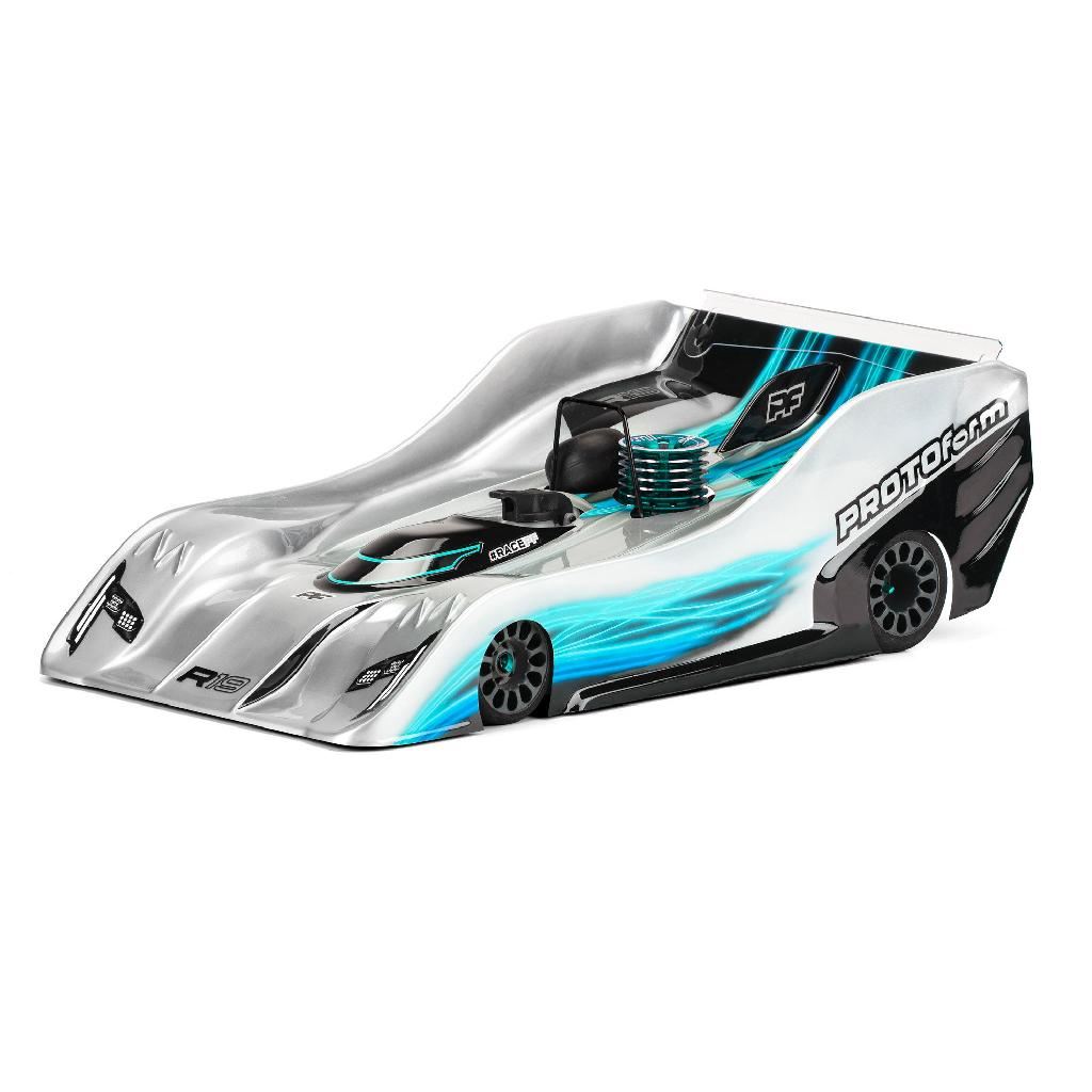 PRM 1/8 R19 Light Weight Clear Body: 1:8 On-Road