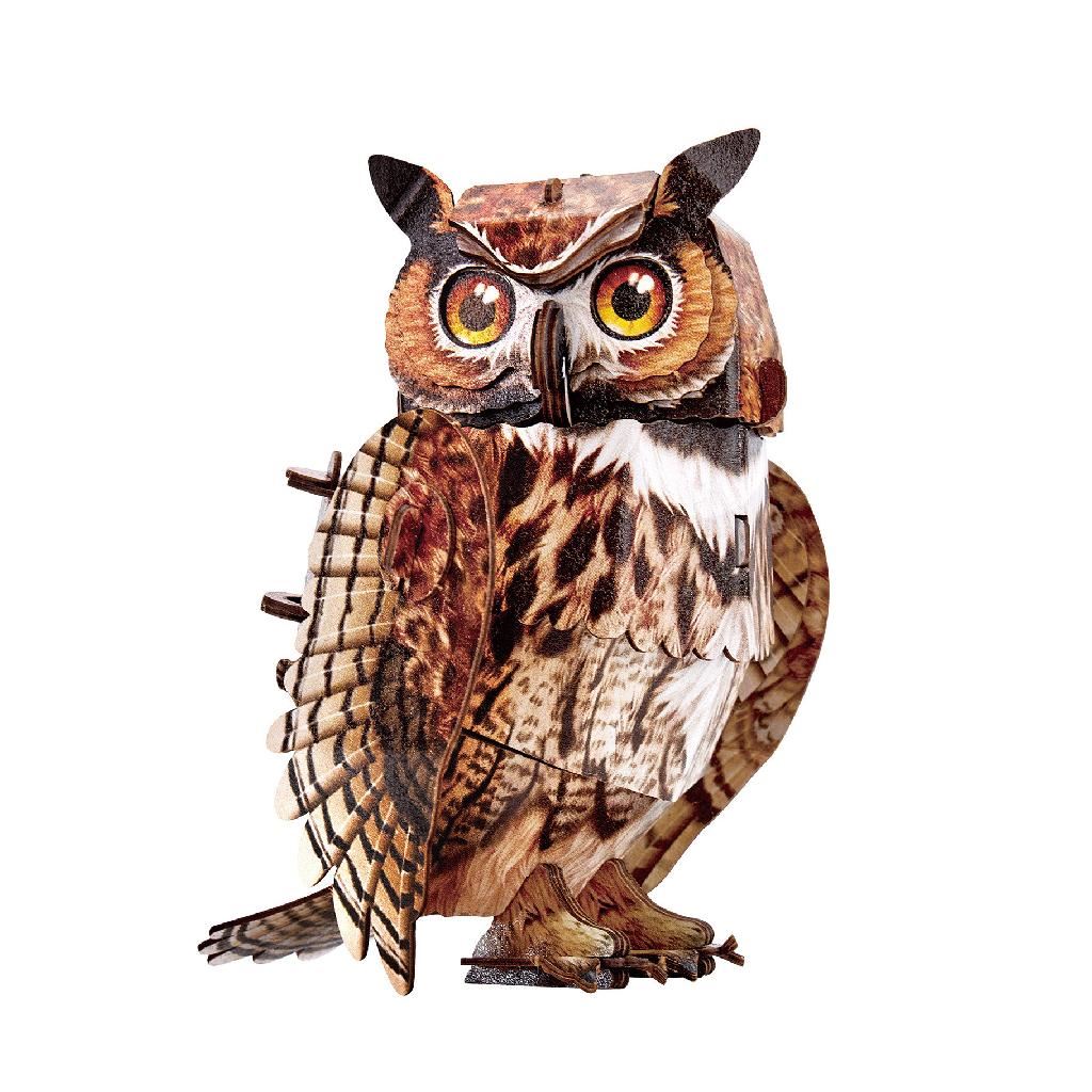 Cubicfun Eurasian Eagle-Owl (45 Pieces)