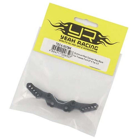 Yeah Racing Aluminum Rear Damper Stay Black For Traxxas Ford GT 4 Tec 2.0