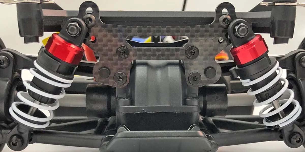 Kyosho Tc Fazer Fz02 Carbon Rear Shock Stay