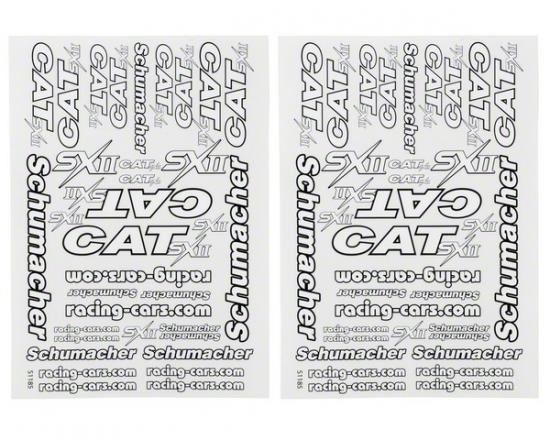 Schumacher Decal sheet - Cat SX2 pk2