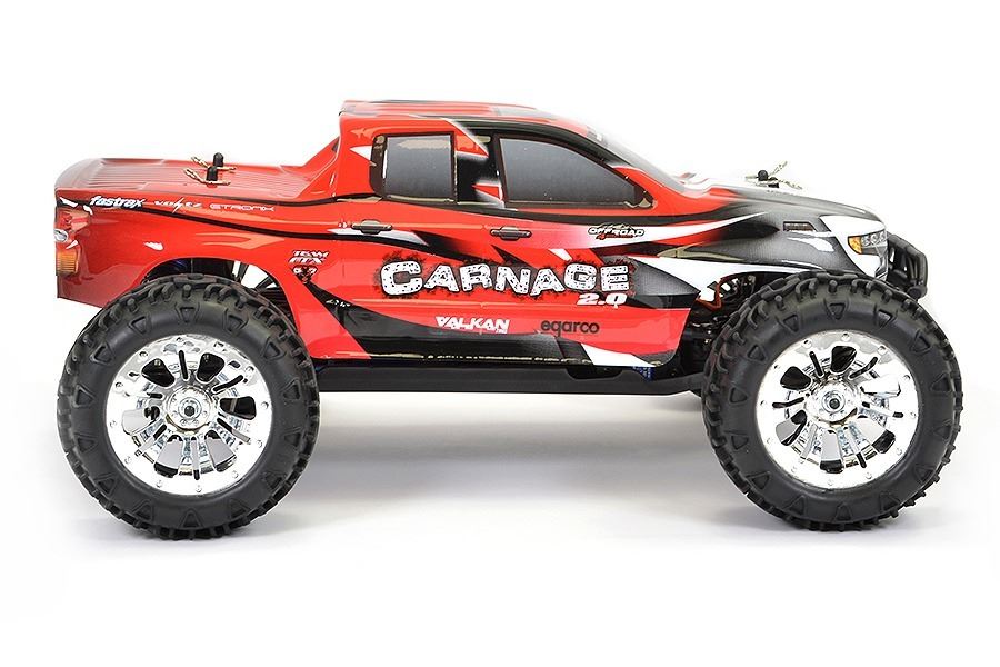 FTX Carnage 2.0 1/10 Brushed Truck 4WD RTR Red - FTX5537R