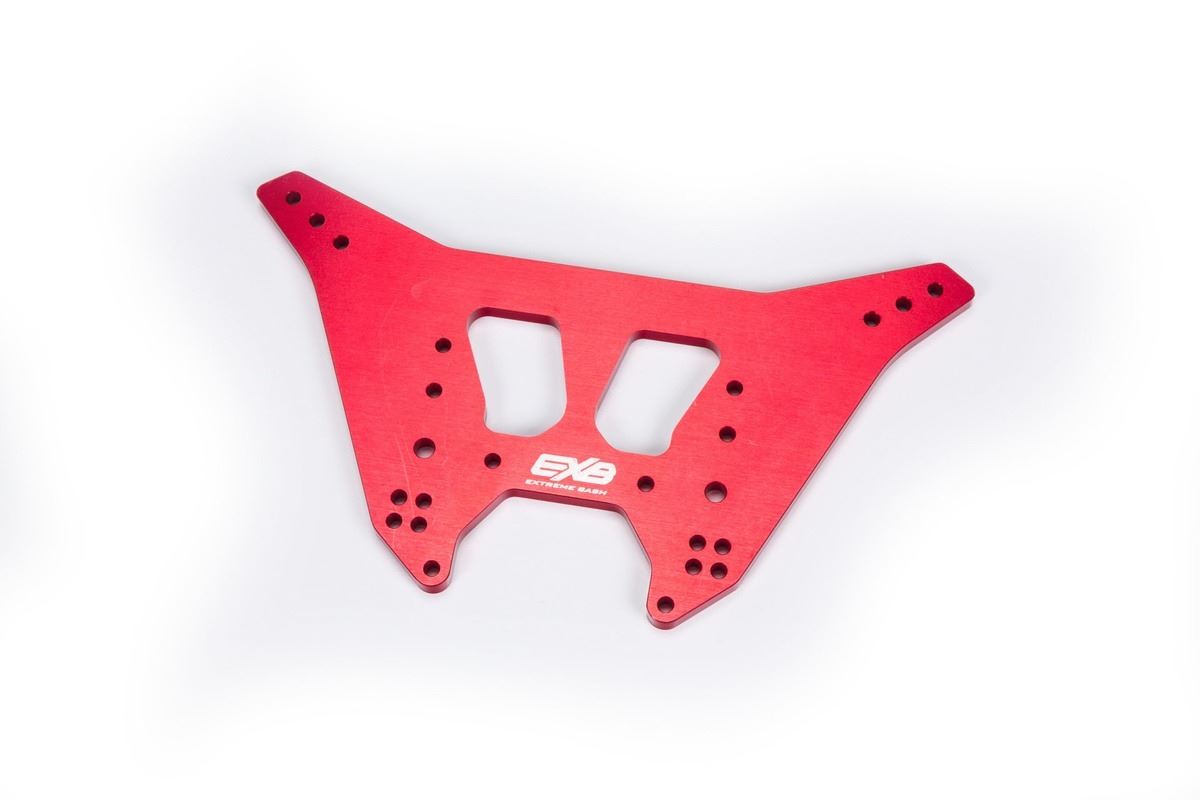 Arrma Rear Shock Tower CNC 7075 T6 Aluminum L Red