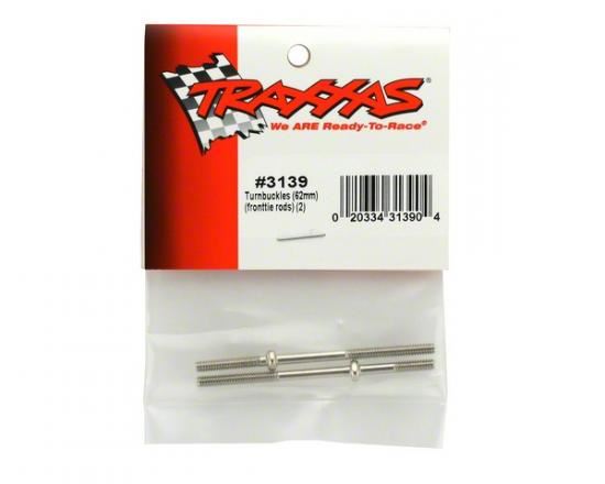 TRAXXAS Turnbuckles (62mm) (front tie rods) (2)