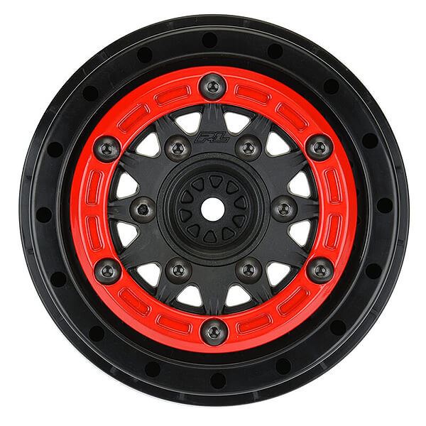 PROLINE RAID 2.2/3.0  RED/BLK BEADLOC 6x30 HEX SC WHEELS