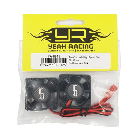 Yeah Racing Dual Tornado High Speed Fan 30x30mm for Motor Heat Sink