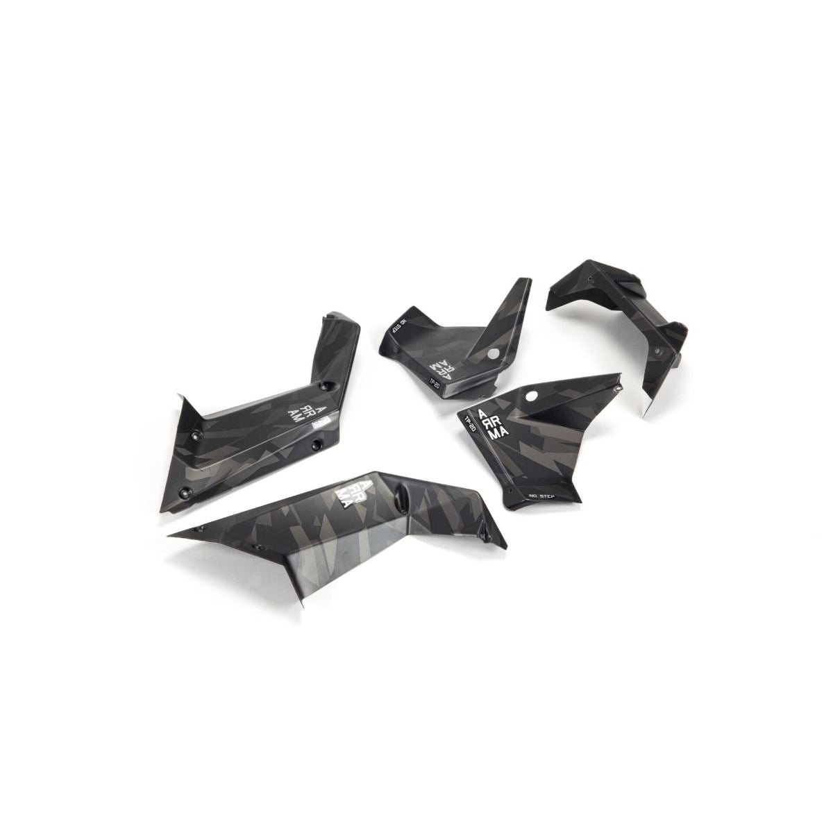 Arrma Guard Set Painted, Black Camo: FIRETEAM
