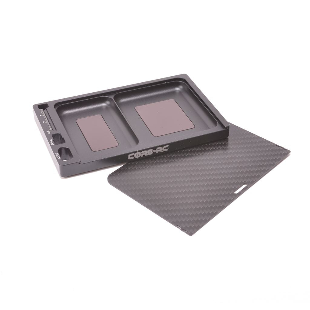 CORE RC Alloy and Carbon Screw Tray 160 x 85mm