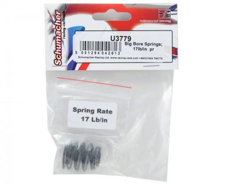 Schumacher Big Bore Springs; 17lb/in pr