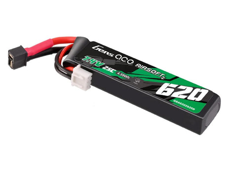 Gens Ace Ga Airsoft 2S 620Mah 25C With Mini Deans (Pistols)