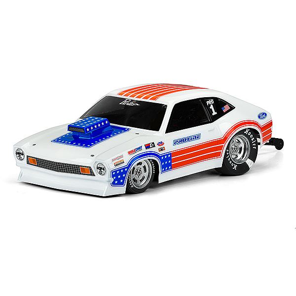PROLINE 1972 FORD PINTO CLEAR DRAG BODY FOR 11.25  DRAG CARS