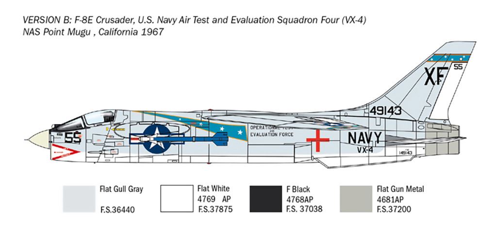 Italeri F-8E Crusader