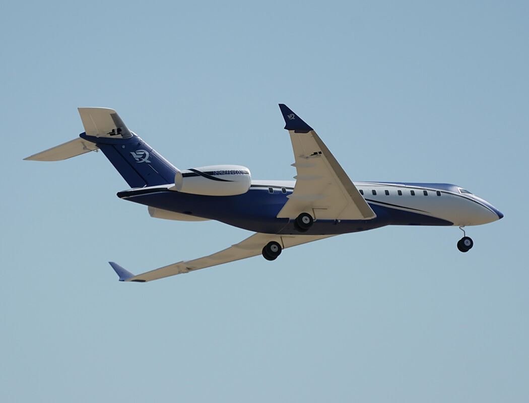 Xfly Twin 40Mm J-65 Edf Business Jet Pnp - Blue
