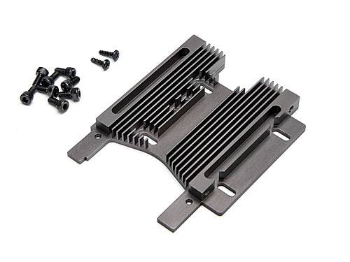 HPI Hd Heatsink Motor Plate 10mm (7075S/Gray)