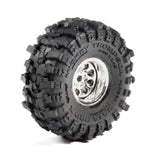 Pro-Line 1/30 Baja Pro X Front/Rear Mounted Chrome Beast Tires (4): A