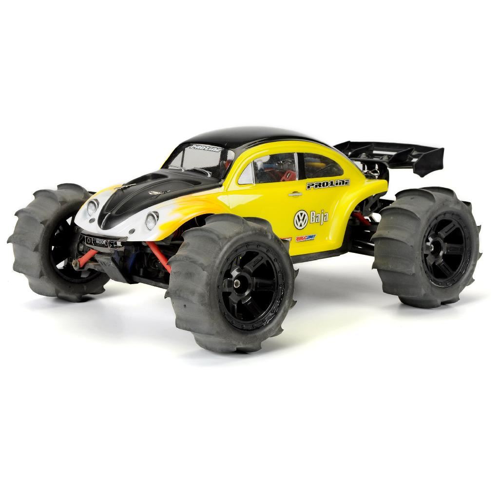 Proline 1/16 Sling Shot Fr/Rr 2.2In Sand Tires Mounted 12mm Blk Despe