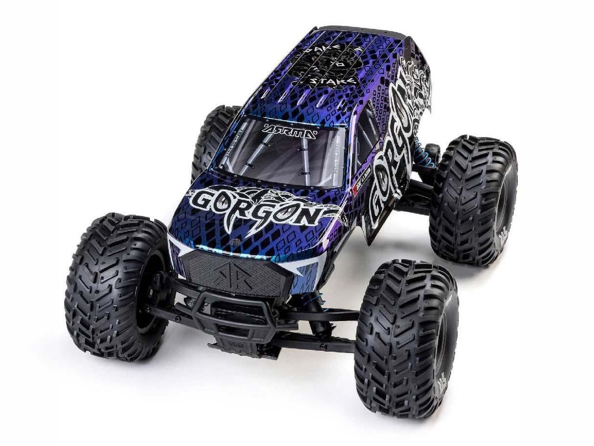 Arrma 1/10 Gorgon 223S 2Wd Rtr Monster Truck, Blue/Black