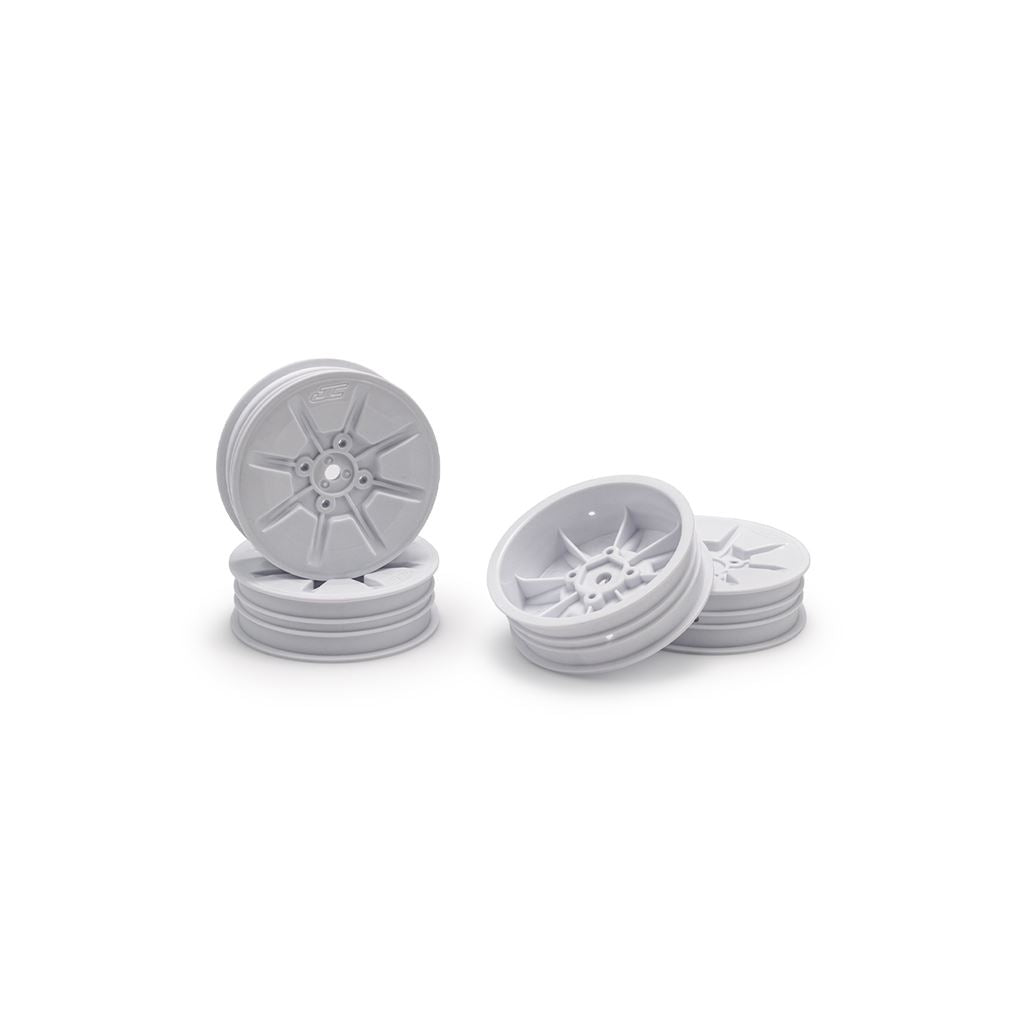 Pioneer - 2.2 2Wd Buggy Slim Front Wheel White 4Pc