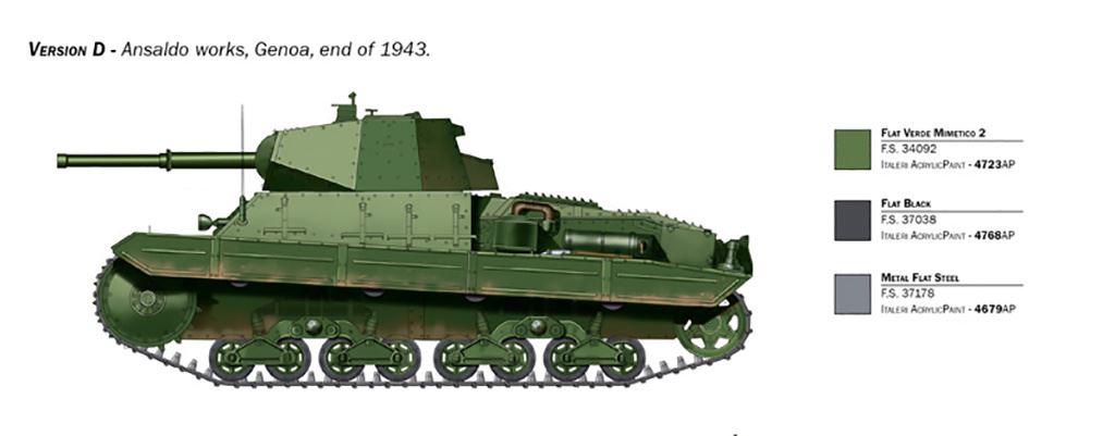 Italeri Carro Armato P40