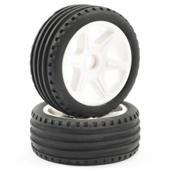 FTX COMET BUGGY FRONT MOUNTED TYRE & WHEEL YELLOW