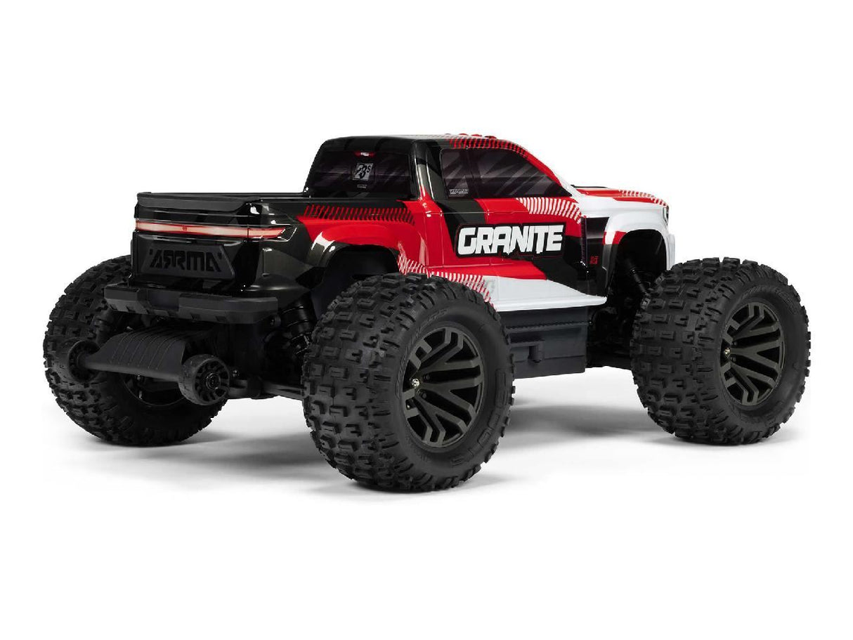 Arrma 1/10 Granite 223S Dsc 4X4 Rtr Brushless Monster Truck, Red