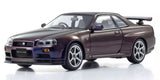 Kyosho 1:43 Nissan Skyline R34 Gt-R V-Spec Midnight Purple Iii