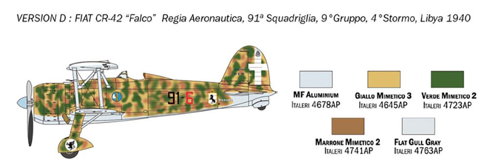 Italeri CR 42 Falco - Battle of Britain 80th Anniv