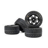 Pro-Line Menace Front/Rear Street Tires Mounted 12Mm Black Split Six