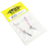 Yeah Racing Aluminum 7075 44mm Rear Universal 2pcs For 3Racing Sakura D3 D4 Pink